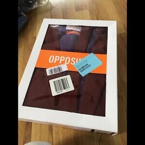 OppoSuits Burgundy Suit